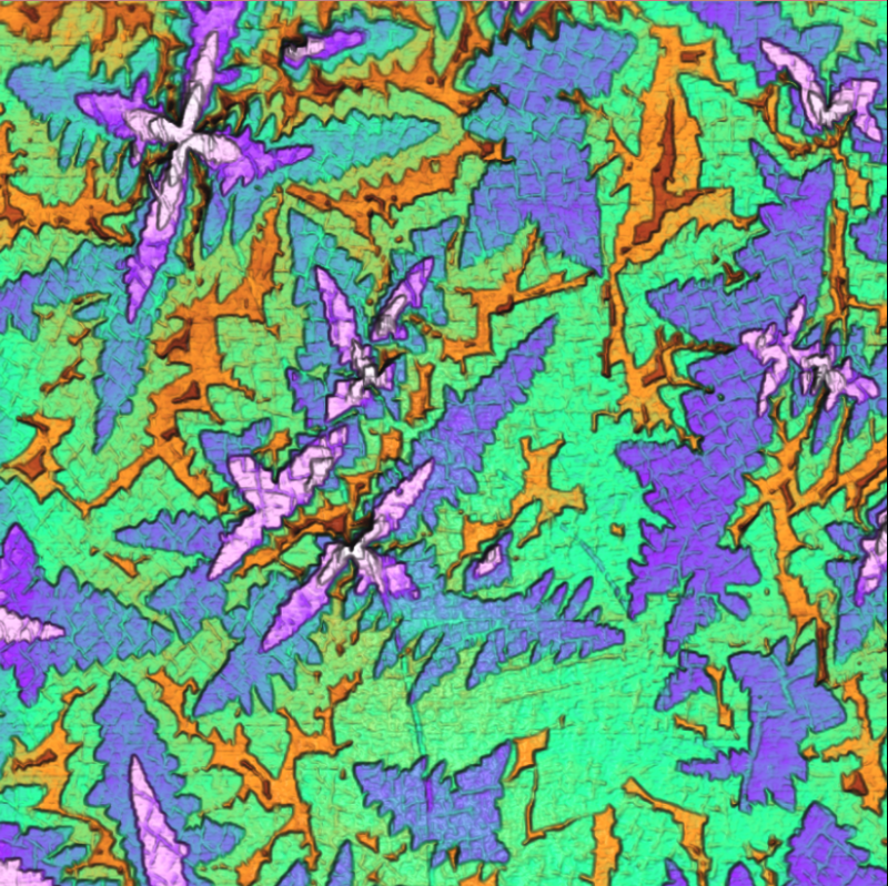 Topography of Pentacene Film