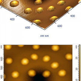 Ge(Si) islands grown on relaxed SiGe buffer layer