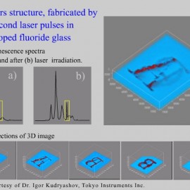 3D machining in fluoride glass